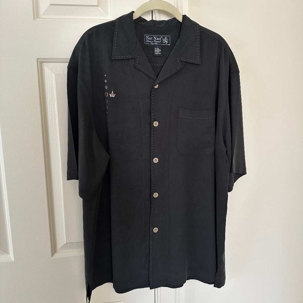 Nat Nast Silk Embroidered Shirt
